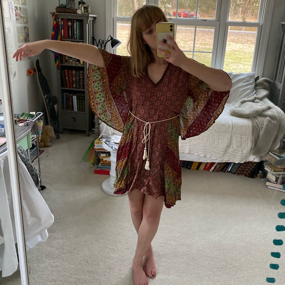 Umgee flutter sleeve dress